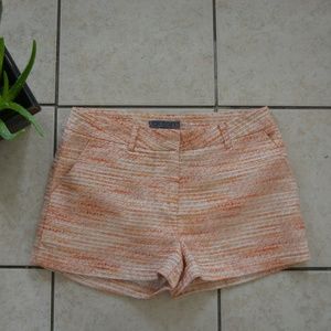 WOMENS QUINN PEACH ORANGE DRESSY SHORTS SIZE 6